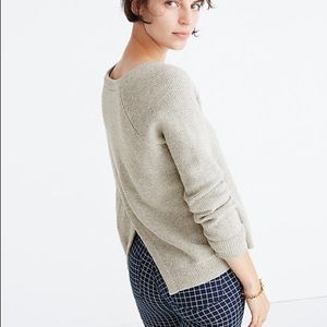 Madewell Province Sweater with Open Back
